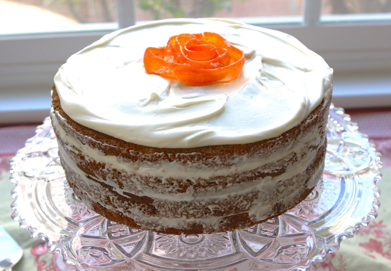 Spelt Carrot Cake with Cardamom